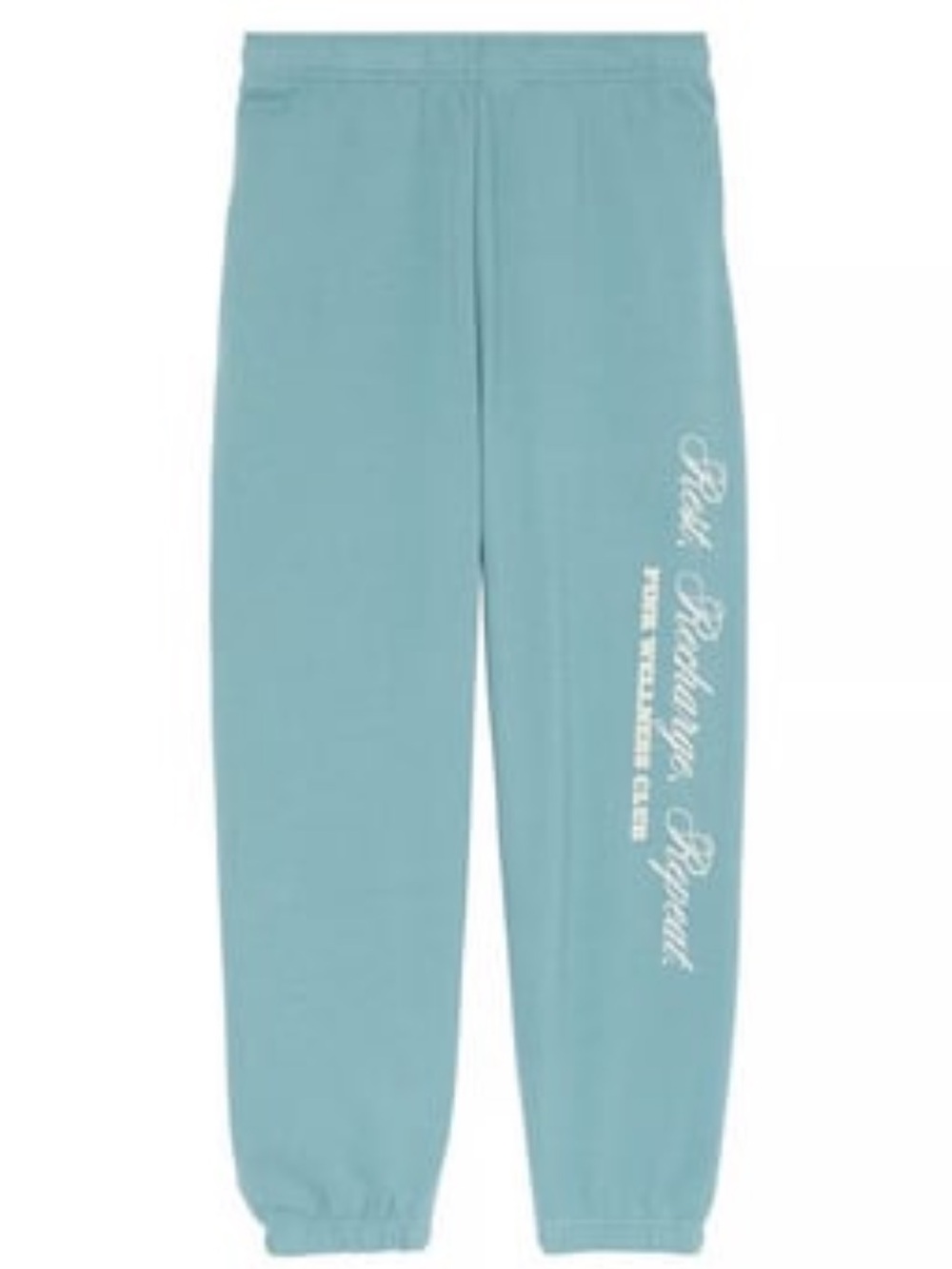 Light Blue VS Pink Wellness Club Sweatpants with White Script Side Logo